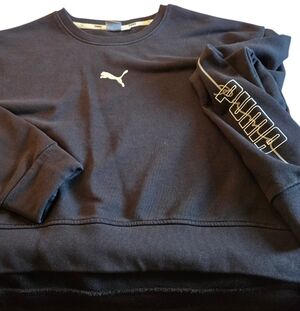 Puma Black Hooded Sweatshirt Size Large